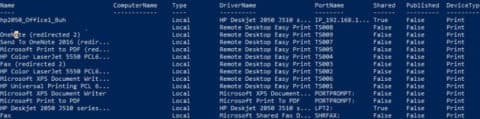 power shell fix display driver